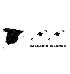 Balearic Islands Map Autonomous Community