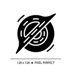 Black Hole Pixel Perfect Glyph Icon