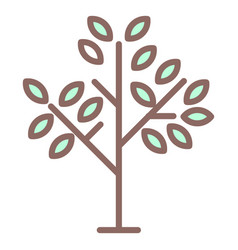 Few Leaves Tree Icon