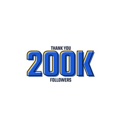 Thank You 200 K Followers Card Celebration