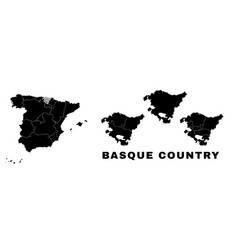 Basque Country Map Autonomous Community In Spain