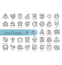 Set Icons Travel 01