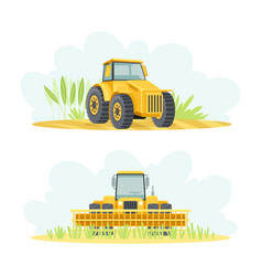 Agricultural Farming Machinery With Tractor