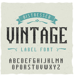 Vintage Label Font Good To Use In Any Classic