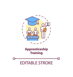 Apprenticeship Training Concept Icon