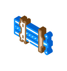 Quick Release Vice Isometric Icon