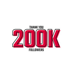 Thank You 200 K Followers Card Celebration Post