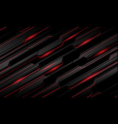 Abstract Steel Black Cyber Red Light Technology