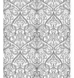 Black And White Damask Pattern