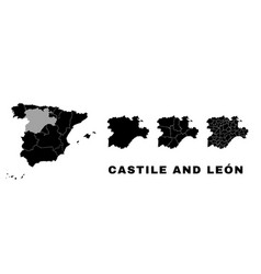 Castile And Leon Map Autonomous Community