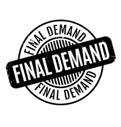 Final Demand Rubber Stamp