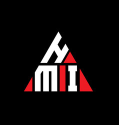 Hmi Triangle Letter Logo Design With Triangle