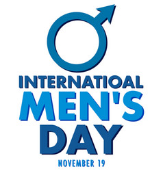 International Mens Day Poster Design