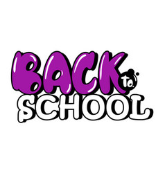 Back To School Lettering