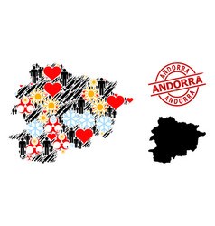 Distress Andorra Stamp And Winter Men Inoculation