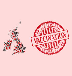 Coronavirus Vaccine Mosaic Great Britain