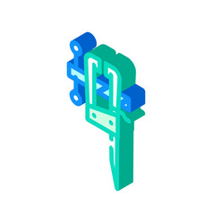 Leg Vice Isometric Icon