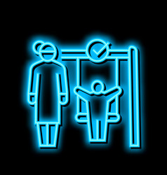 Care Outside Home Neon Glow Icon