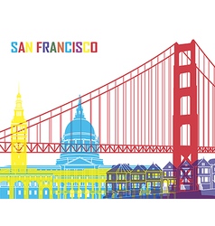 San Francisco Skyline Pop