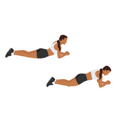 Woman Doing Abdominal Bridge Exercise