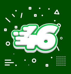 Number 46 3d Speed Icon