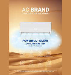 Ad Poster Of Air Conditioner