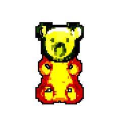 Bear Jelly Candy Game Pixel Art