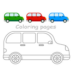 Coloring Page Educational Material For Kids