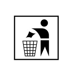 Do Not Litter Flat Package Icon