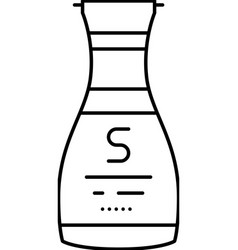 Soy Bottle Sauce Food Line Icon