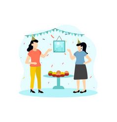 Birthday Party Flat Design