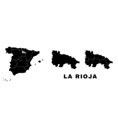 La Rioja Map Autonomous Community In Spain