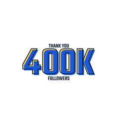 Thank You 400 K Followers Card Celebration