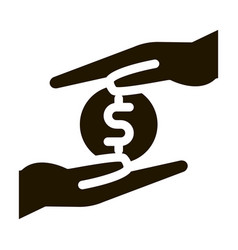 Personal Control Over Money Icon Glyph