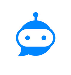 Chatbot Head In Speech Bubble Icon