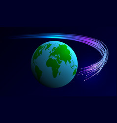 Earth And Optical Fiber