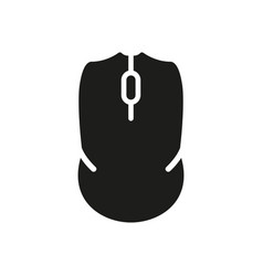 Computer Mouse Silhouette Icon Wireless