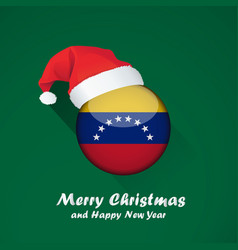 Flag Of Venezuela Merry Christmas And Happy New