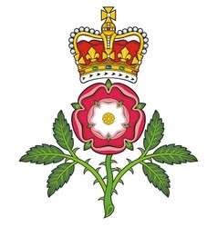 Royal Badge Of England Heraldic Tudor Rose