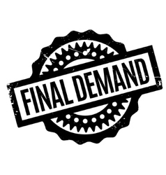 Final Demand Rubber Stamp