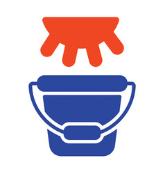 Cow Udder And Buckets Fresh Milk Icon