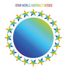 Abstract Rainbow Star World Series