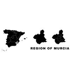 Region Of Murcia Map Autonomous Community