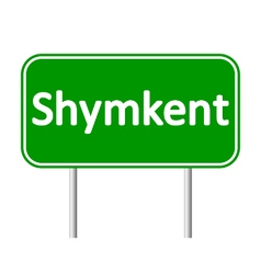 Shymkent Road Sign