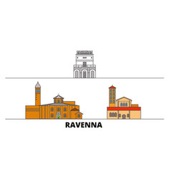 Italy Ravenna City Flat Landmarks