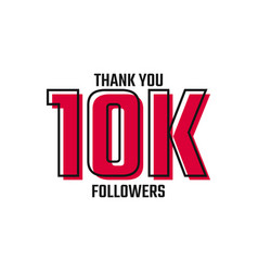 Thank You 10 K Followers Card Celebration Post