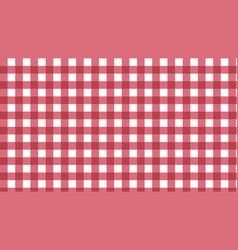 Aesthetic Cute Red Gingham Checkerboard Plaid