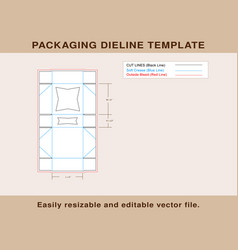 Pie Box Dieline Template File