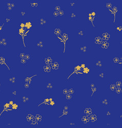 Wild Meadow Flower Seamless Pattern