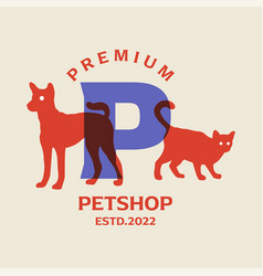 Alphabet P Petshop Logo